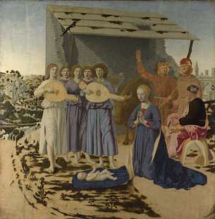 nativita di piero della francesca prima del restauro