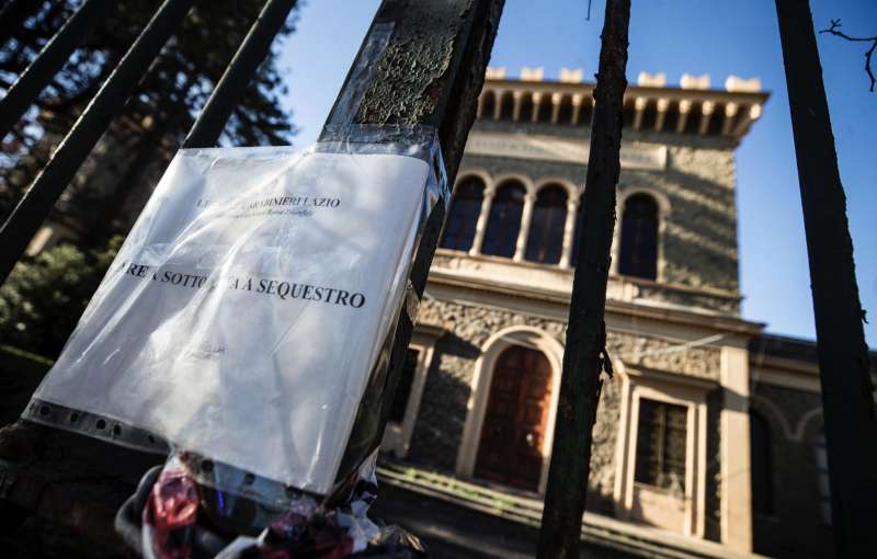 poligono di tiro di via tor di quinto, a roma, sequestrato