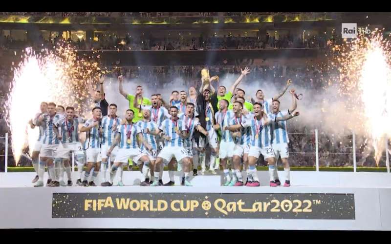 premiazione argentina mondiale qatar 21