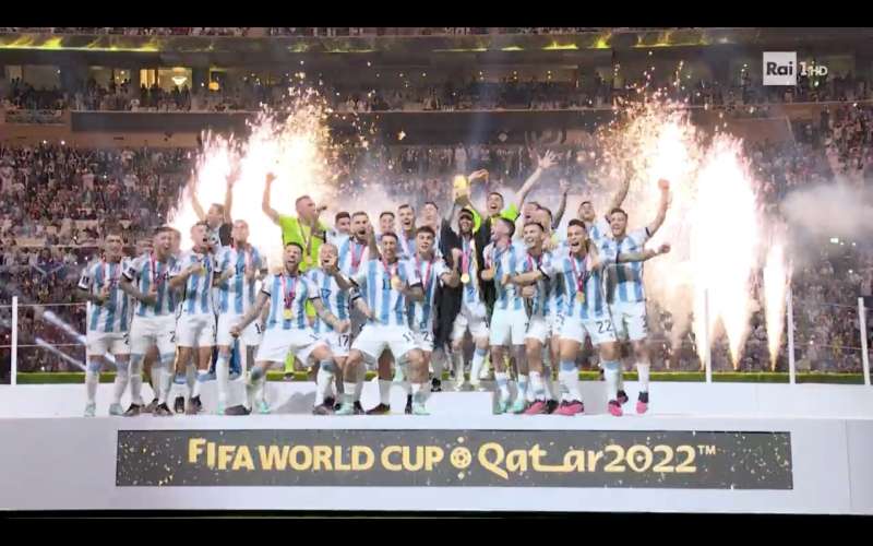 premiazione argentina mondiale qatar 22