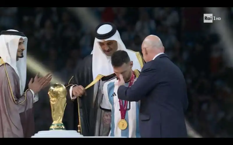 premiazione argentina mondiale qatar 40