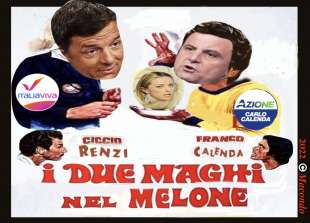 renzi calenda meme by macondo