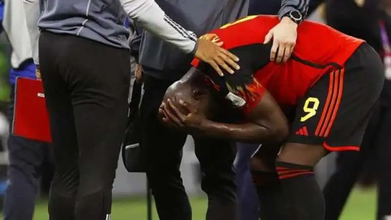 romelu lukaku in lacrime dopo l eliminazione del belgio 1