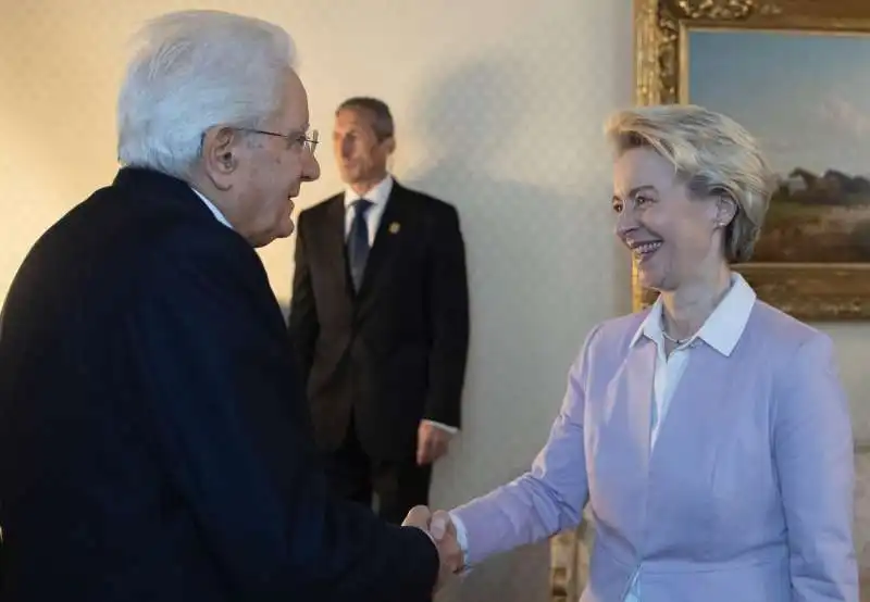 SERGIO MATTARELLA URSULA VON DER LEYEN