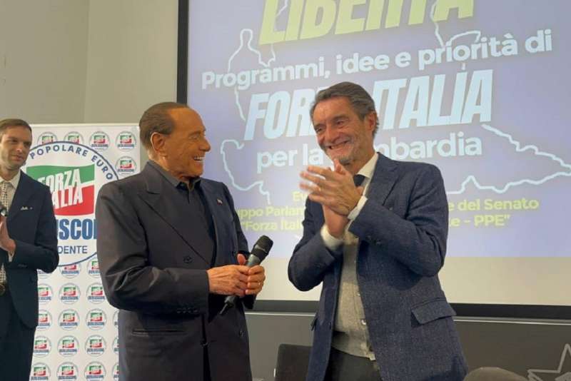 silvio berlusconi attilio fontana