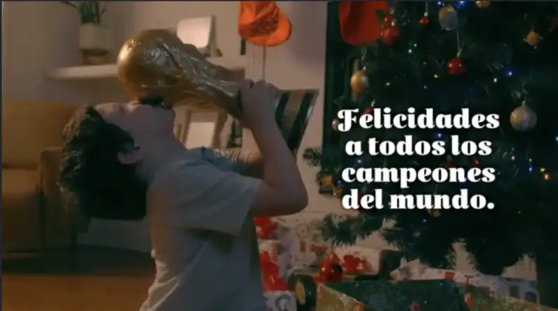 spot argentina coppa del mondo regalo di natale 6