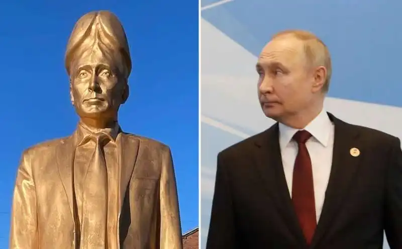 statua di putin con la testa di cazzo 5