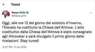 grillo ha finito gli argomenti per far parlare di sé e si butta