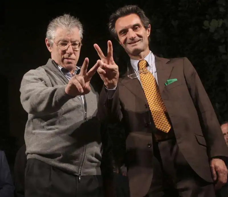 UMBERTO BOSSI E ATTILIO FONTANA NEL 2011 