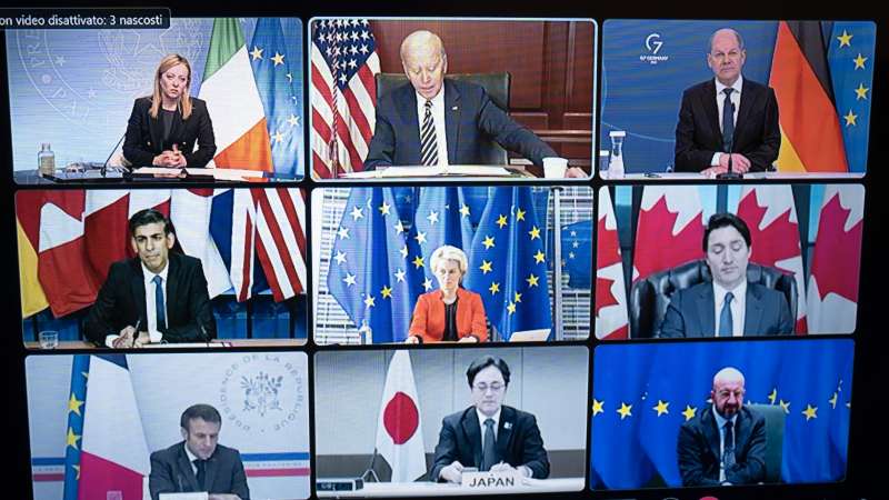 video collegamento g7