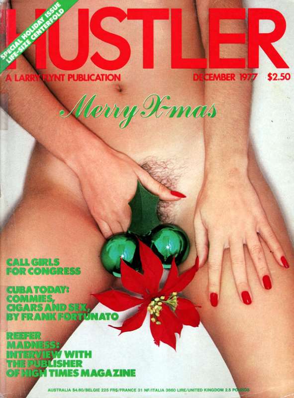 xmas vintage hustler 1977