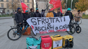 PROTESTA DEI RIDER A FIRENZE