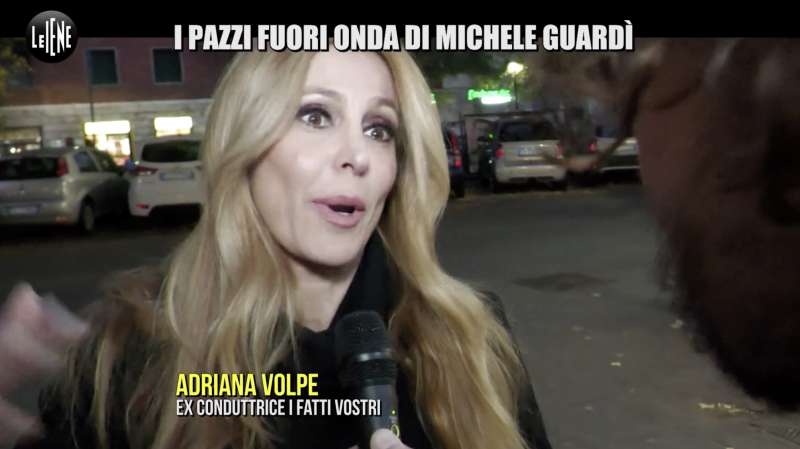 adriana volpe servizio delle iene su michele guardi