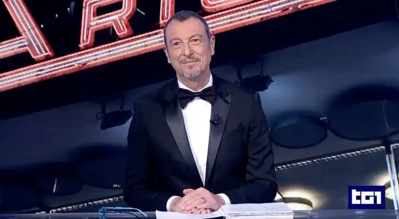 amadeus annuncia nomi dei partecipanti di sanremo 2024