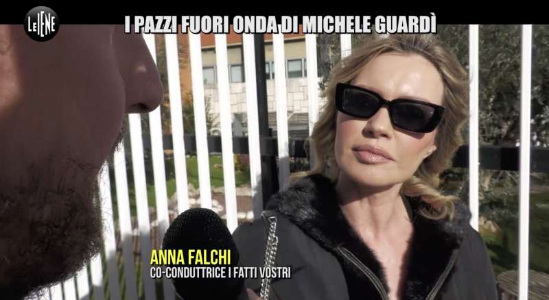 anna falchi servizio delle iene su michele guardi