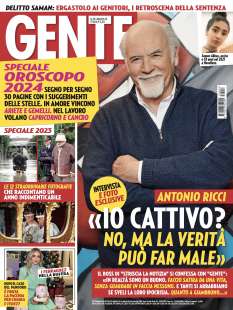 antonio ricci in copertina su gente