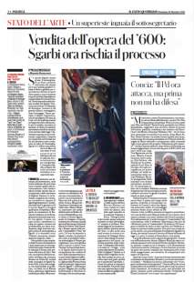 ARTICOLO DEL FATTO QUOTIDIANO SU VITTORIO SGARBI - 10 DICEMBRE 2023