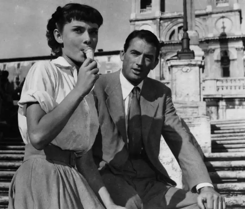 audrey hepburn   gregory peck   vacanze romane  