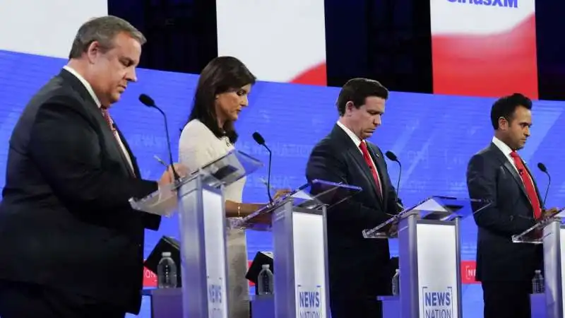 CHRIS CHRISTIE - NIKKI HALEY - RON DESANTIS - VIVEK RAMASWAMY