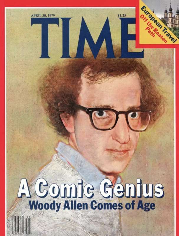 copertina del time con woody allen