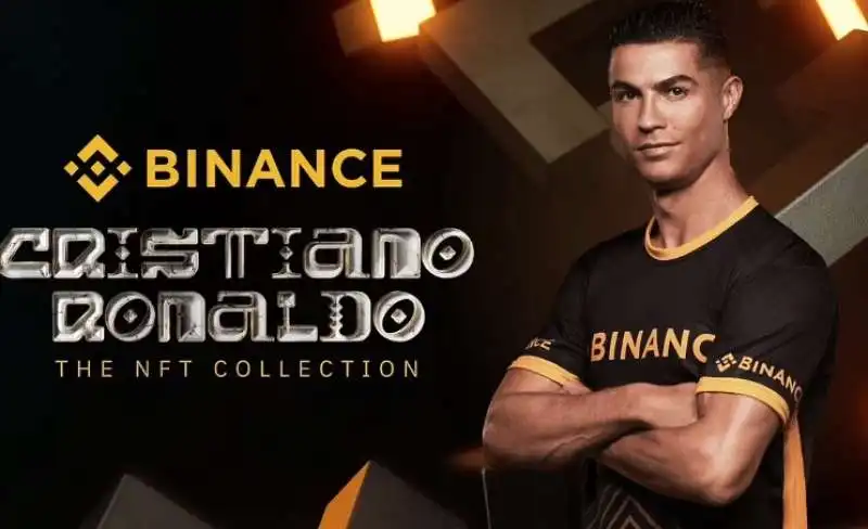 CRISTIANO RONALDO NELLA PUBBLICITA DI BINANCE