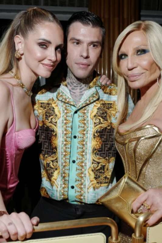 donatella versace chiara ferragni fedez 1