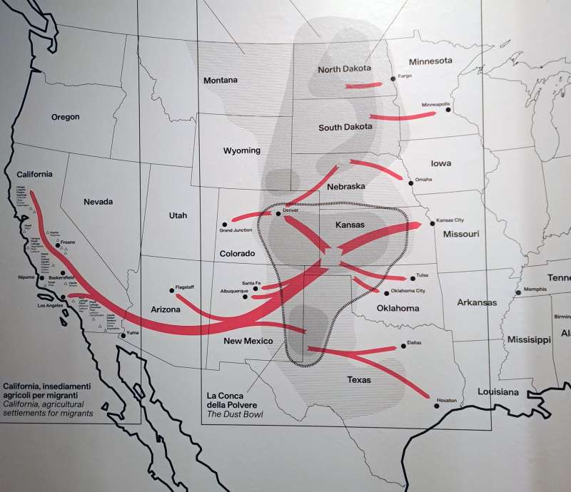 dust bowl map