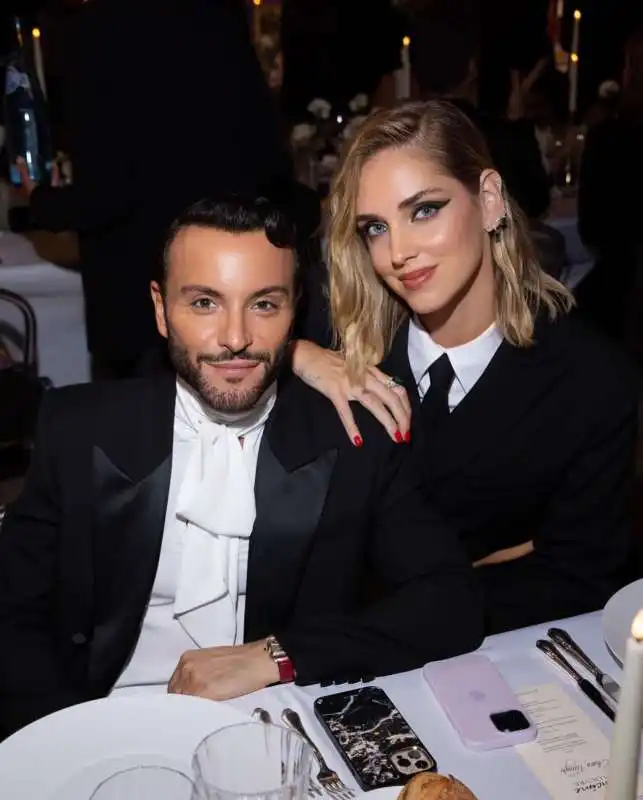 fabio maria damato con chiara ferragni  