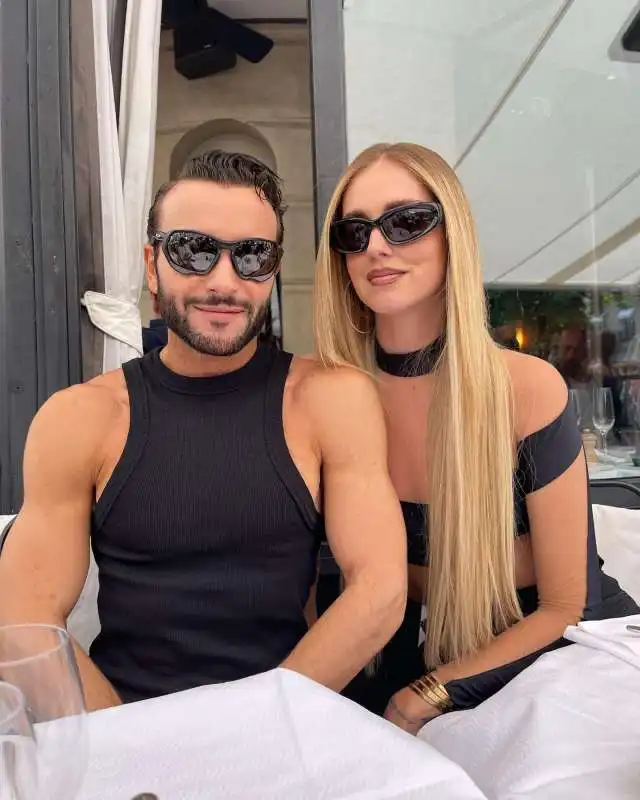 fabio maria damato  con chiara ferragni  