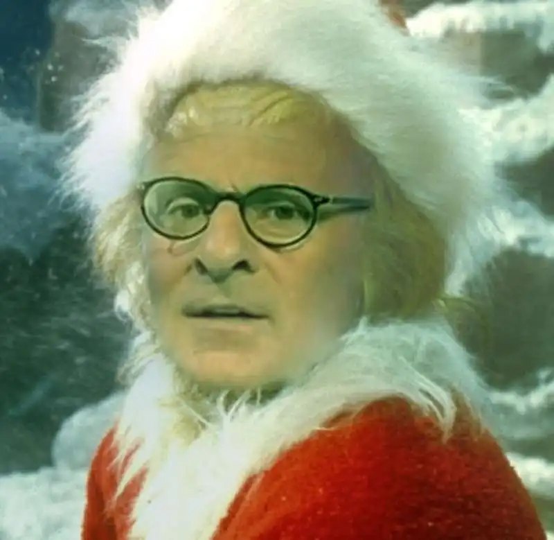 FABIO RAMPELLI IN VERSIONE GRINCH