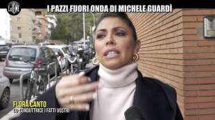 flora canto servizio delle iene su michele guardi