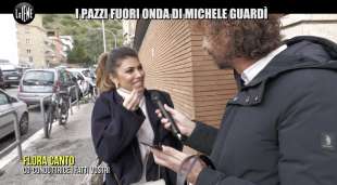 flora canto. servizio delle iene su michele guardi