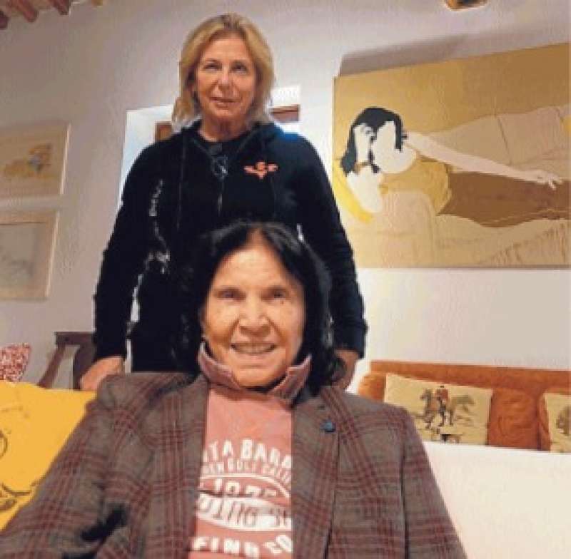 FLORINDA BOLKAN CON ANNA CHIGI