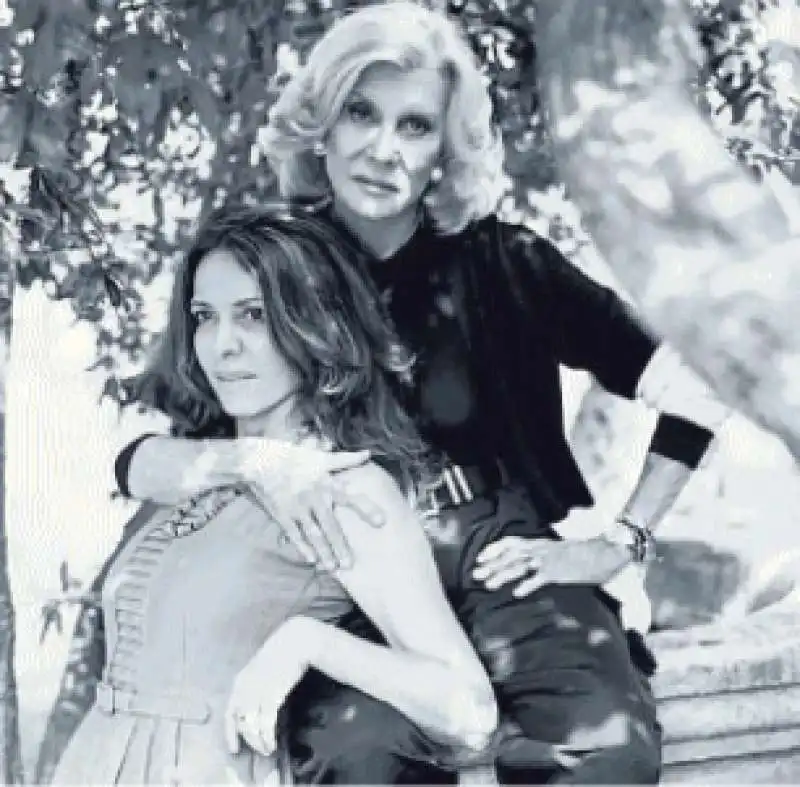 FLORINDA BOLKAN CON MARINA CICOGNA