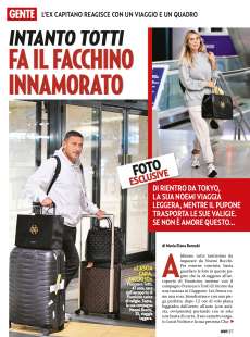 FRANCESCO TOTTI FACCHINO PER NOEMI BOCCHI