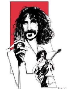 Frank Zappa - illustrazione di Max Ramezzana