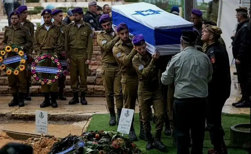 funerali di un soldato israeliano 