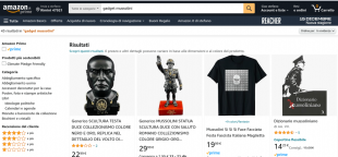 gadget fascisti in vendita su amazon