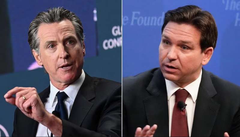 Gavin Newsom Ron DeSantis