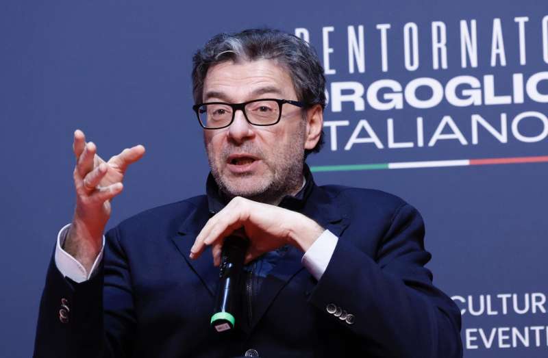 giancarlo giorgetti ad atreju 2