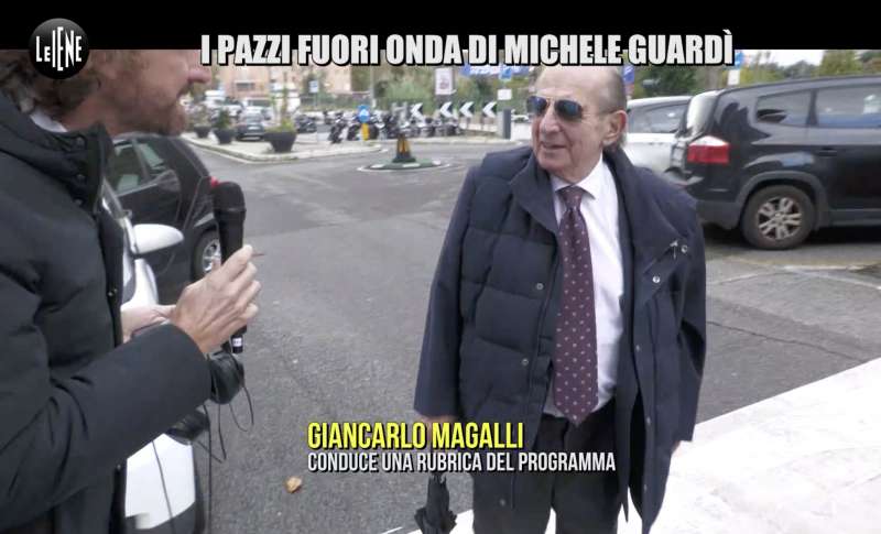 giancarlo magalli servizio delle iene su michele guardi