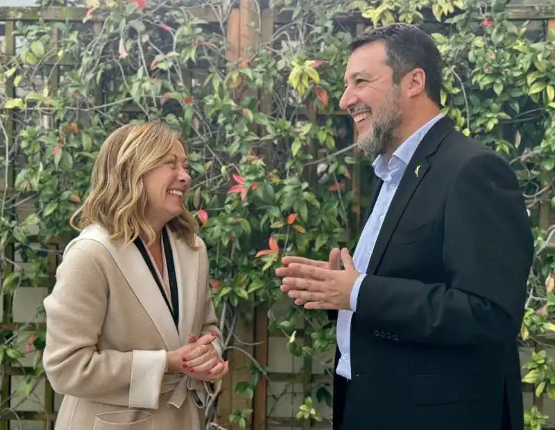 GIORGIA MELONI E MATTEO SALVINI