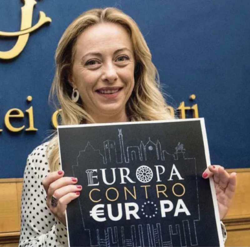 GIORGIA MELONI - EUROPA