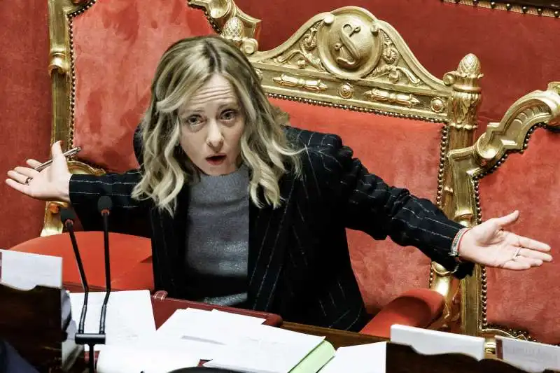 giorgia meloni in senato   2