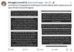 i post di selvaggia lucarelli contro la sinistra