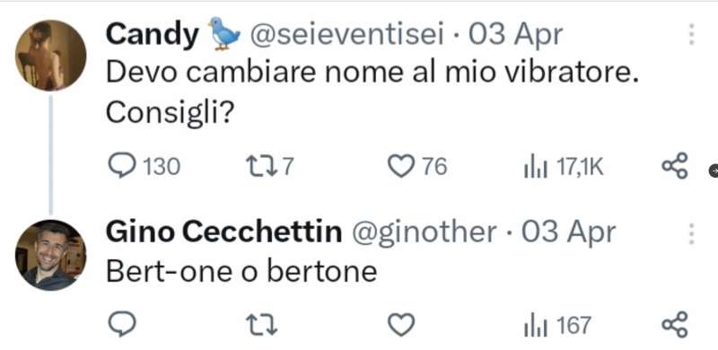 i vecchi tweet attribuiti a gino cecchettin 16