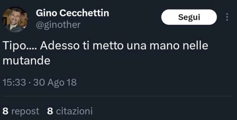 i vecchi tweet attribuiti a gino cecchettin 3