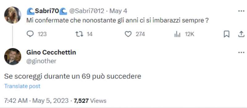 i vecchi tweet attribuiti a gino cecchettin 7