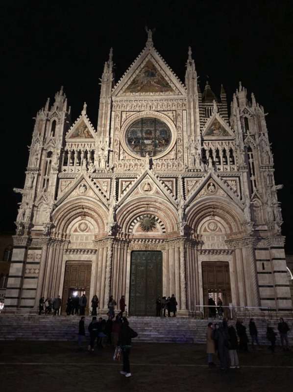 il duomo di siena prima del concerto di patti smith