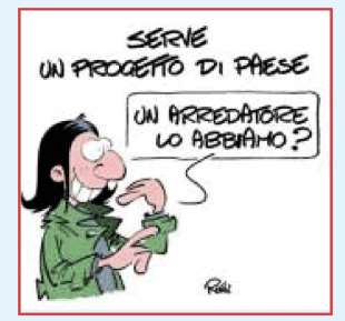 il progetto di paese di elly schlein vignetta by rolli per il giornalone la stampa